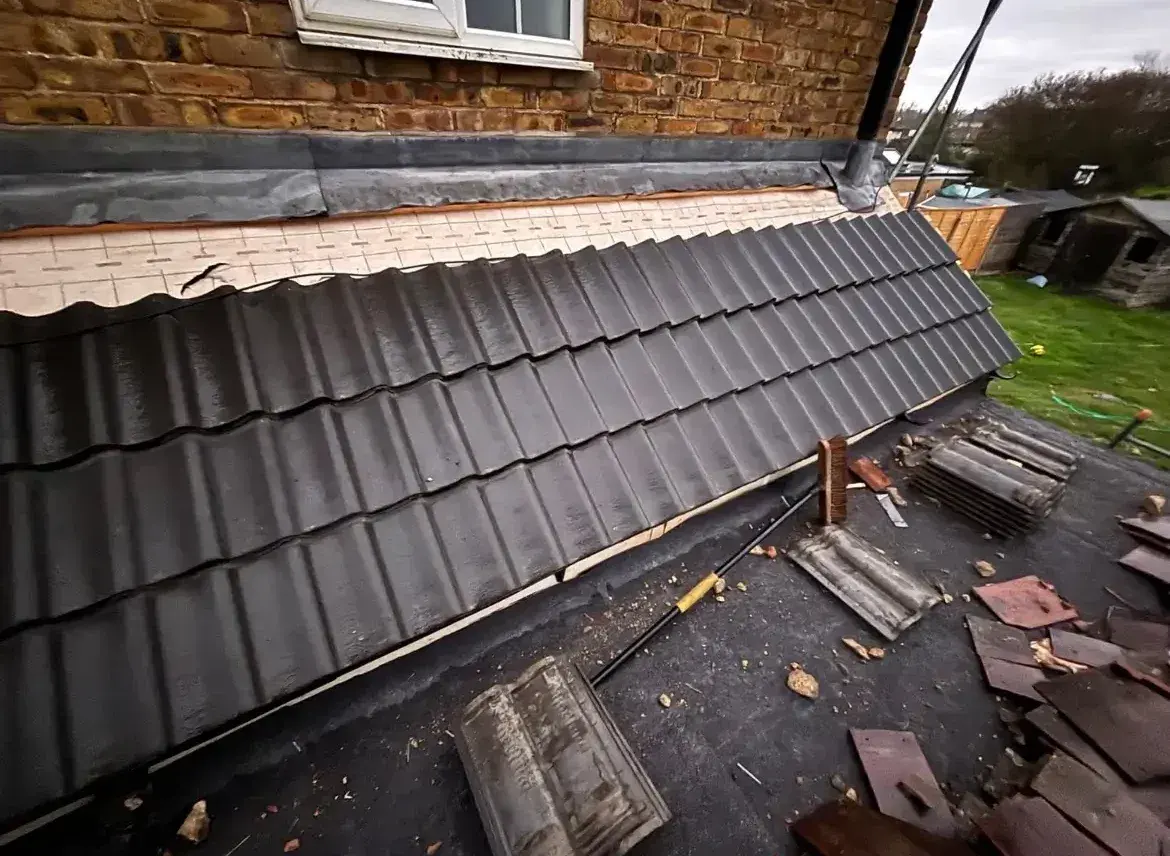 re roofing in progress new tiles